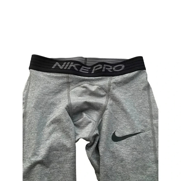 Nike Pro Gray Dri-Fit Compression Tights Athletic Pants Size Small - Picture 5 of 5